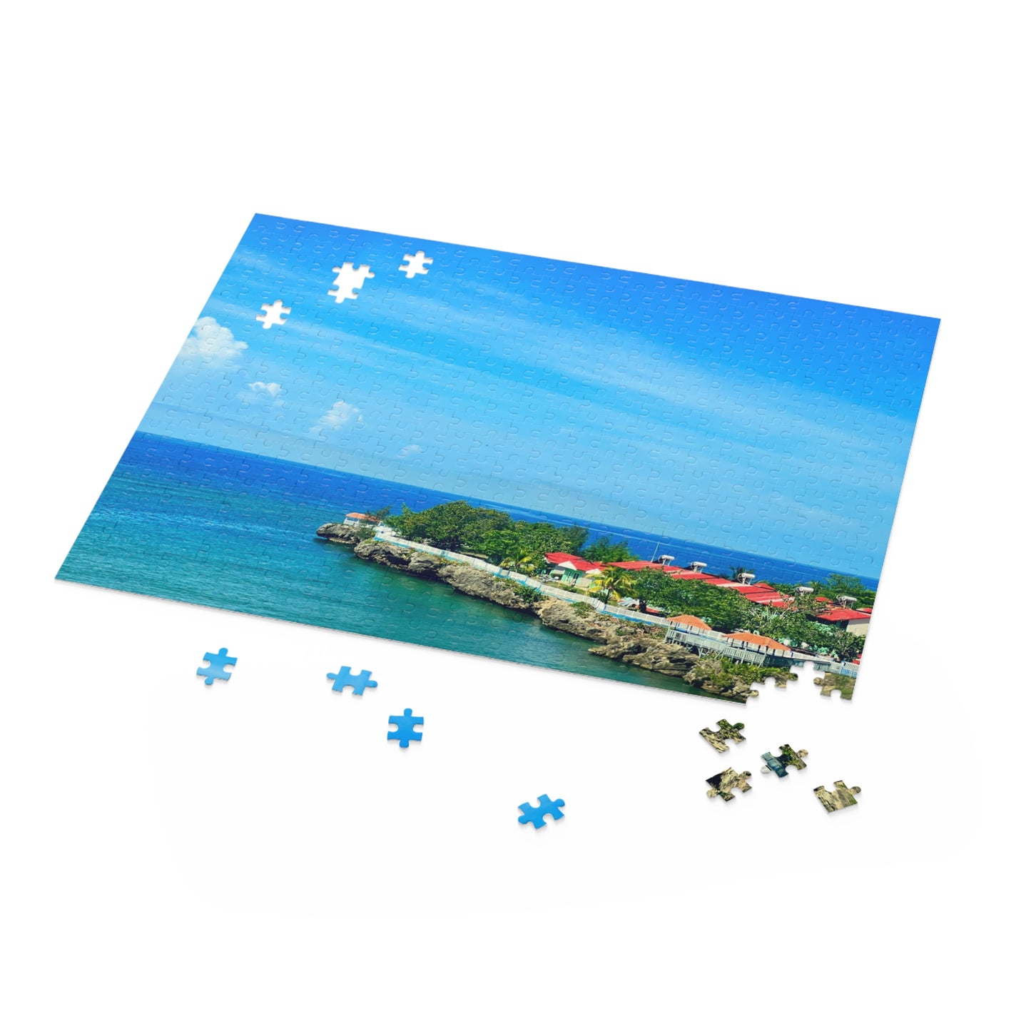 Coastal Cliffside Seascape Puzzle – Beach Ocean View Jigsaw (110–1014 pcs)