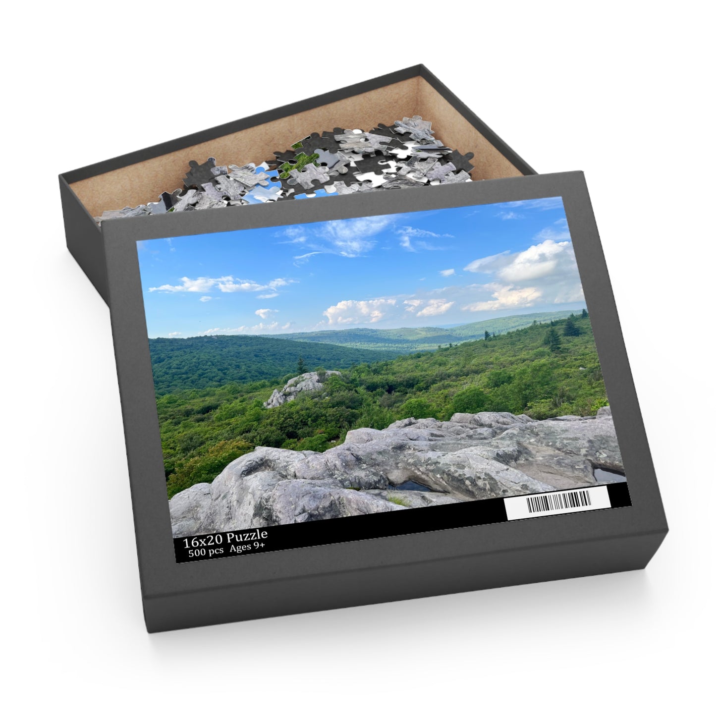 Scenic Mountain View Puzzle — 120/252/500-Piece Jigsaw