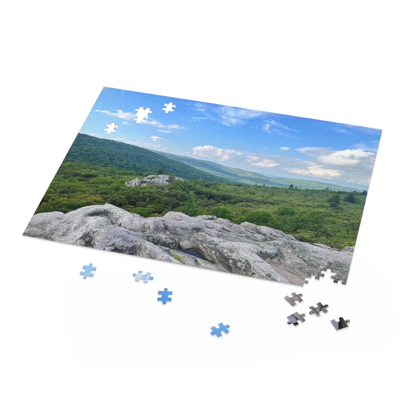 Scenic Mountain View Puzzle — 120/252/500-Piece Jigsaw