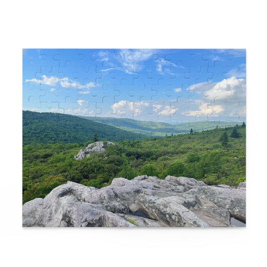 Scenic Mountain View Puzzle — 120/252/500-Piece Jigsaw