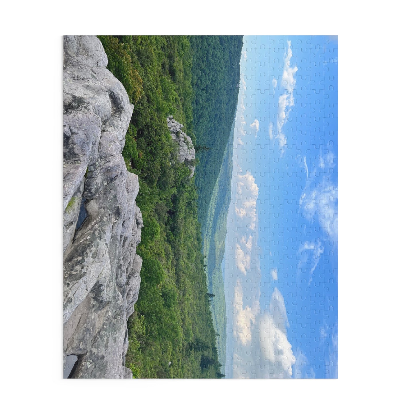 Scenic Mountain View Puzzle — 120/252/500-Piece Jigsaw