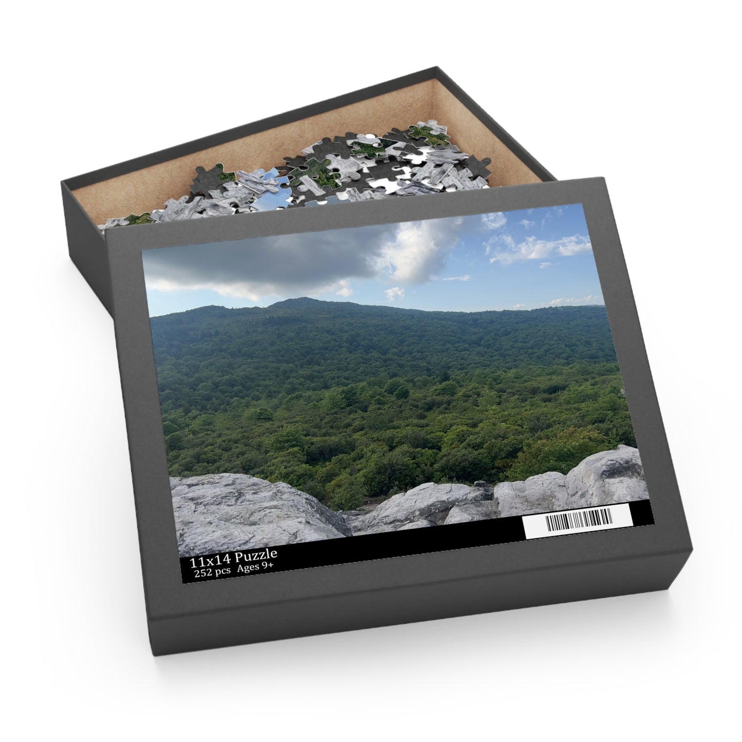 Mountain Vista Jigsaw Puzzle — Scenic Summit Landscape (120/252/500 Pieces)