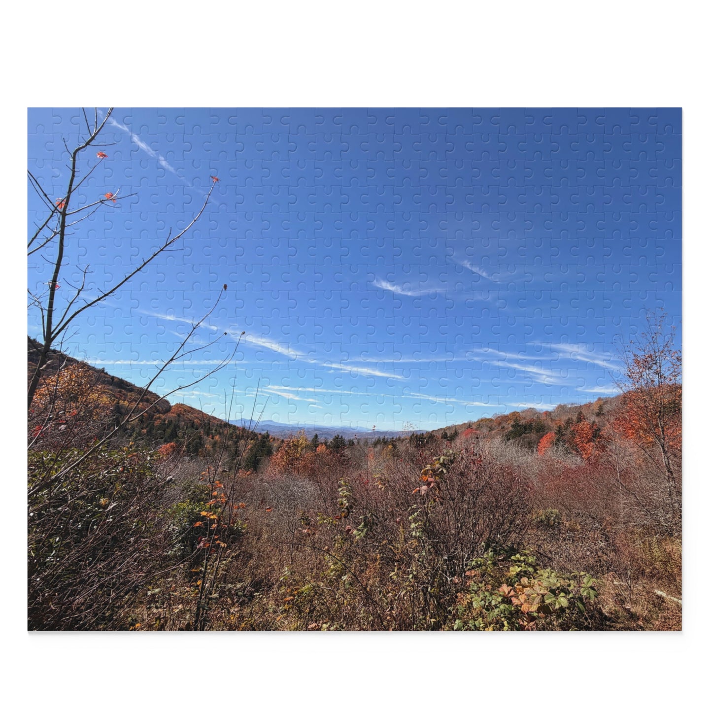 Scenic Autumn Ridge Jigsaw Puzzle – 120/252/500-Piece Fall Landscape Puzzle