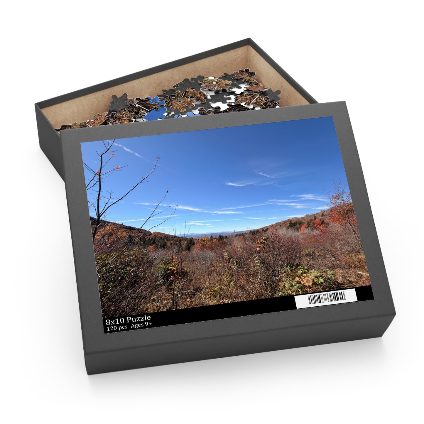 Scenic Autumn Ridge Jigsaw Puzzle – 120/252/500-Piece Fall Landscape Puzzle