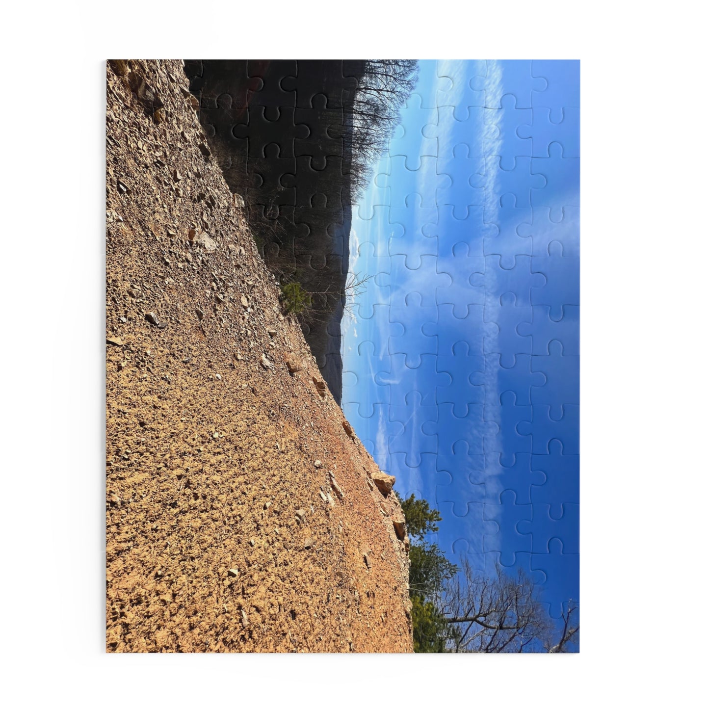Scenic Ridge Landscape Puzzle — Blue Sky & Sand Trail (120/252/500 pcs)