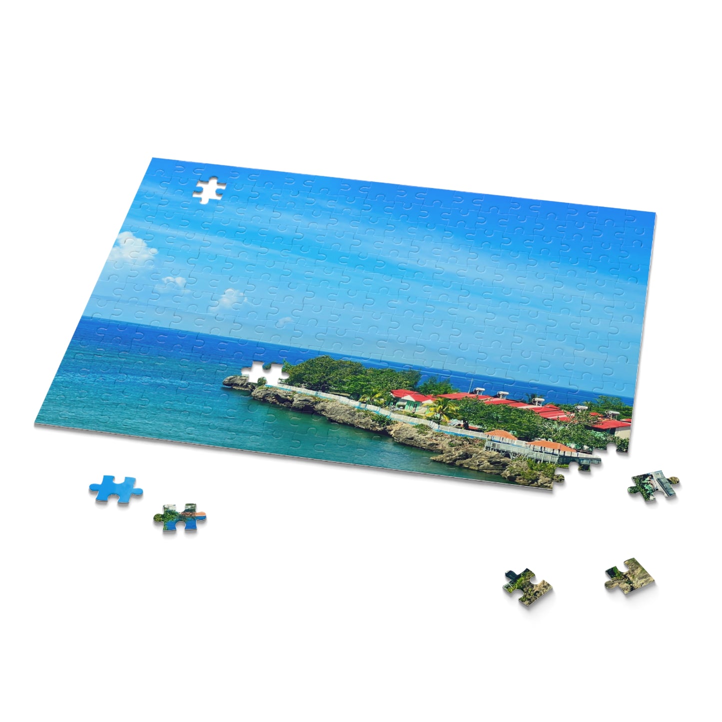 Coastal Cliffside Seascape Puzzle – Beach Ocean View Jigsaw (110–1014 pcs)