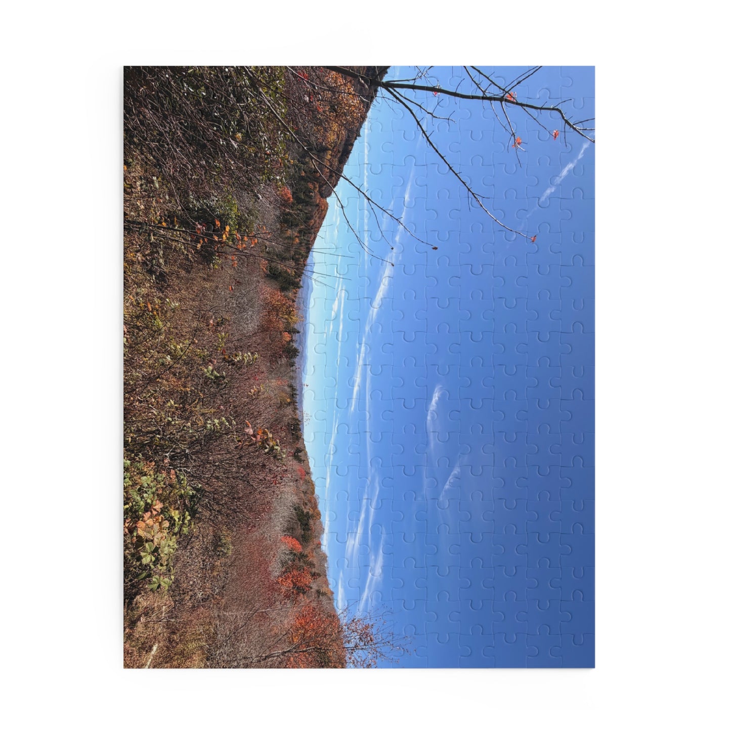 Scenic Autumn Ridge Jigsaw Puzzle – 120/252/500-Piece Fall Landscape Puzzle