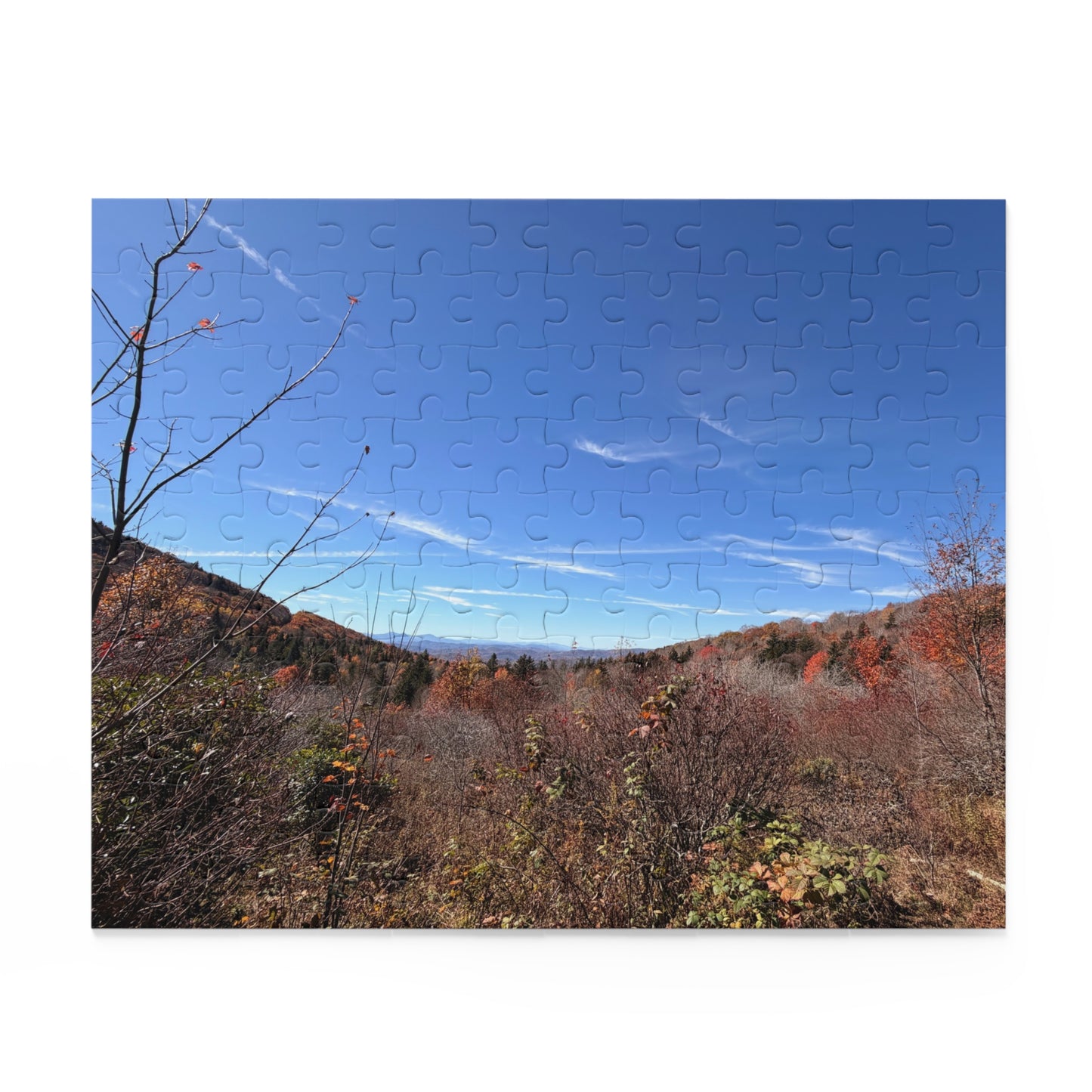 Scenic Autumn Ridge Jigsaw Puzzle – 120/252/500-Piece Fall Landscape Puzzle