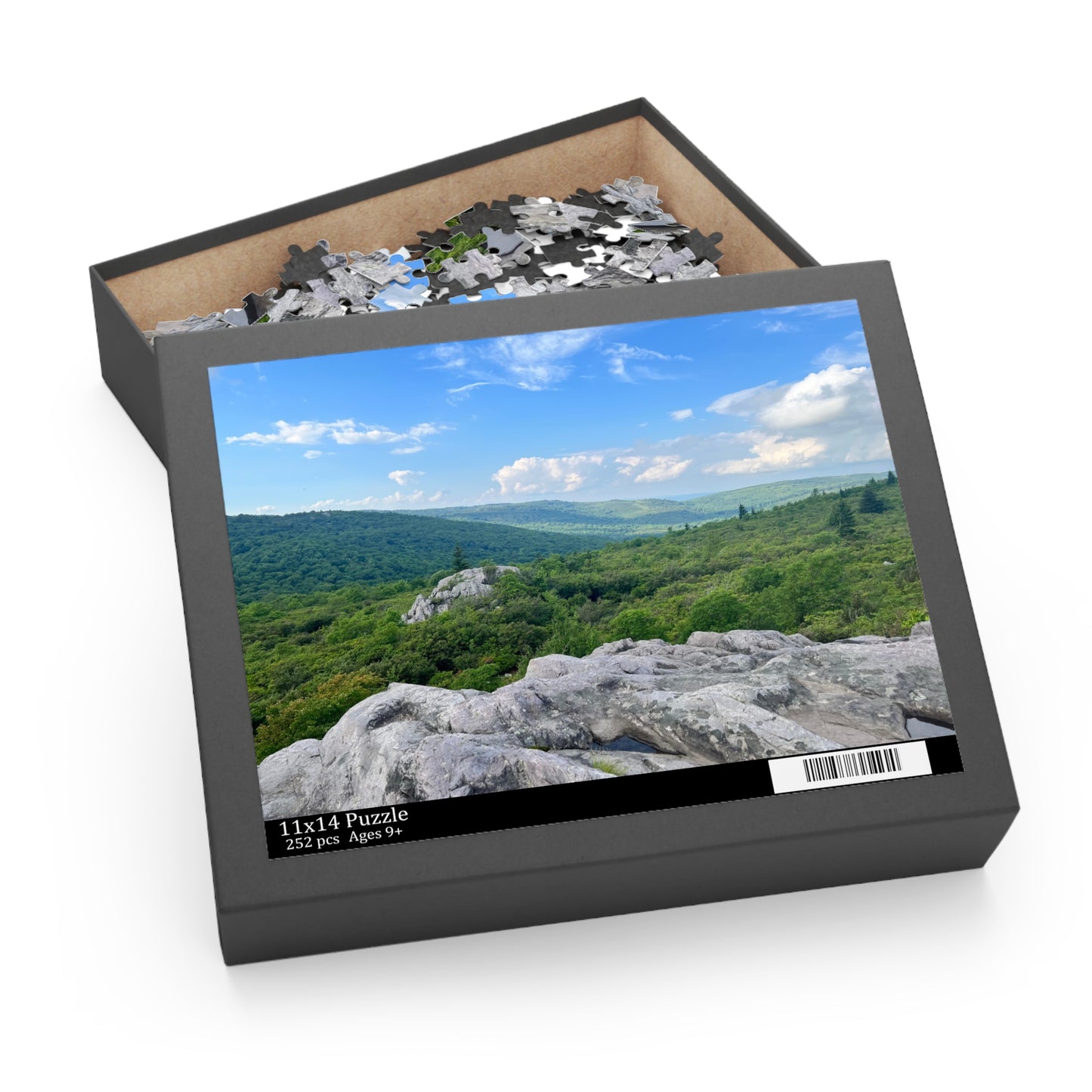 Scenic Mountain View Puzzle — 120/252/500-Piece Jigsaw