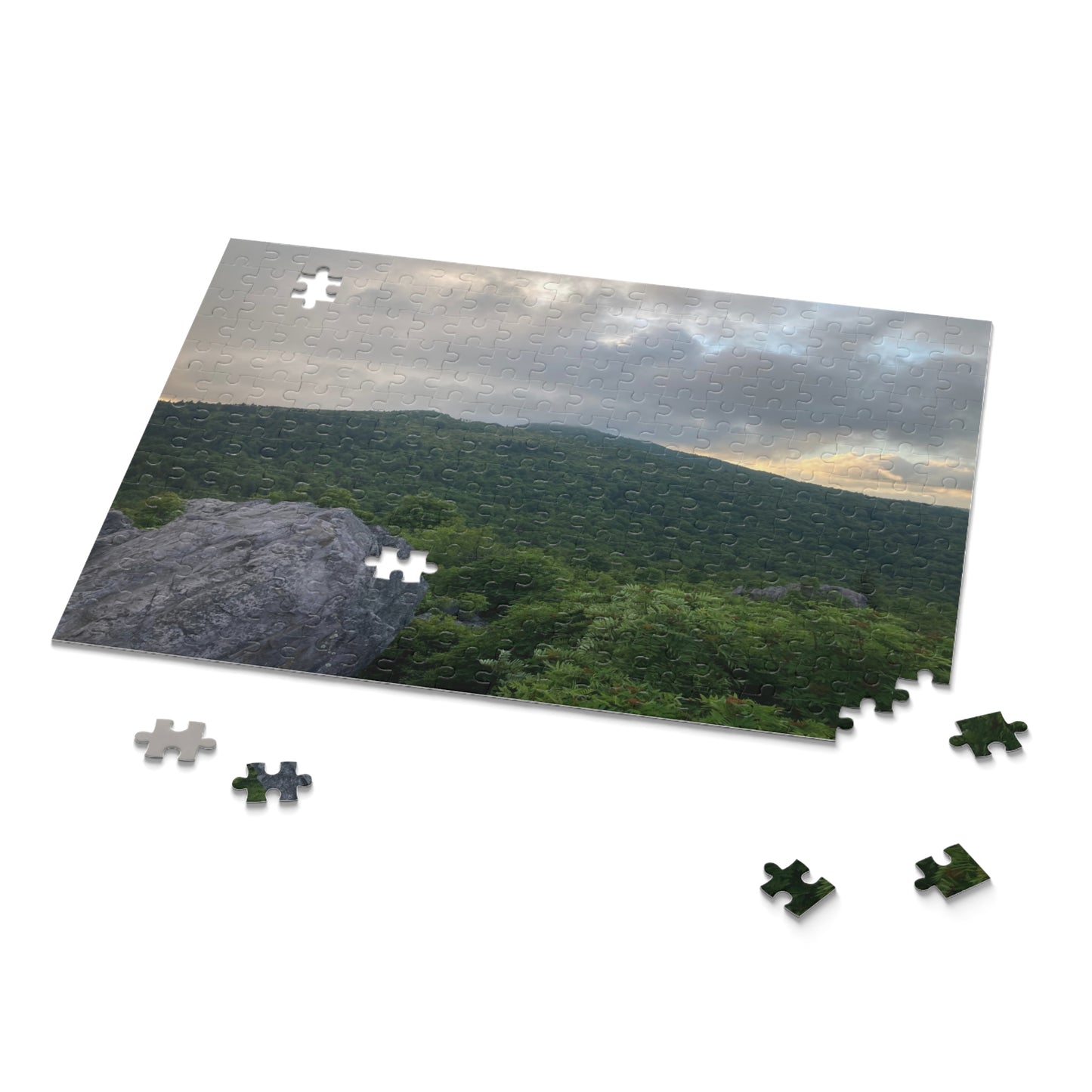 Grayson Highlands Mountain View Puzzle — 120/252/500-Piece Landscape Jigsaw