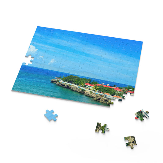 Coastal Cliffside Seascape Puzzle – Beach Ocean View Jigsaw (110–1014 pcs)