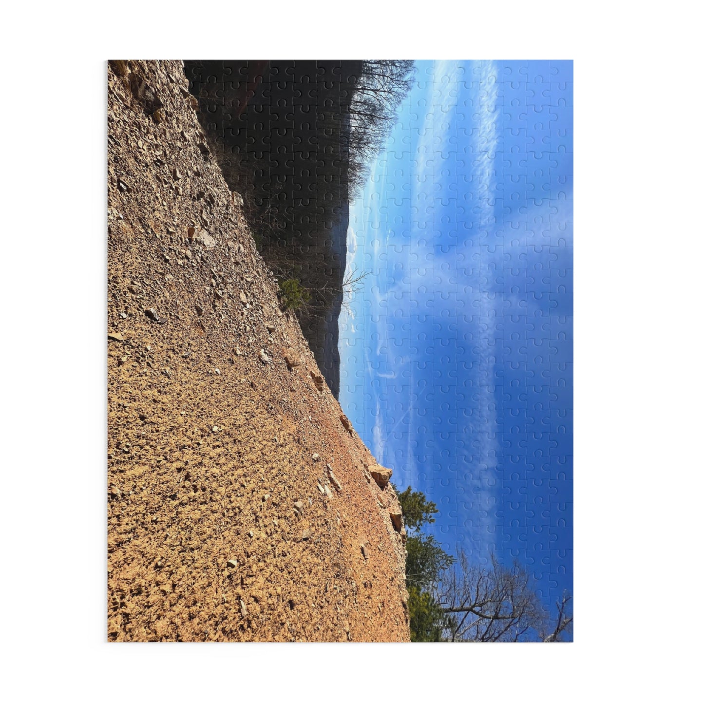 Scenic Ridge Landscape Puzzle — Blue Sky & Sand Trail (120/252/500 pcs)