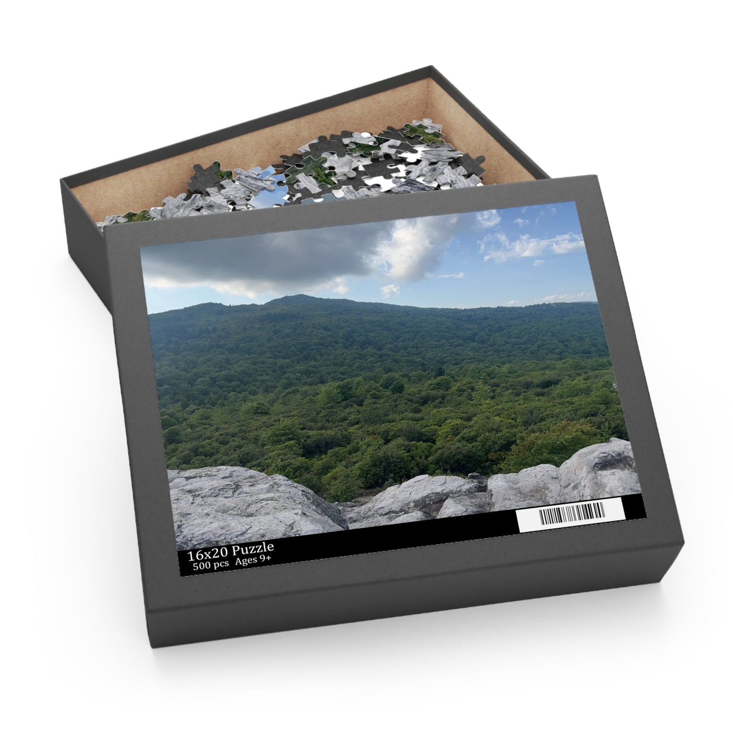 Mountain Vista Jigsaw Puzzle — Scenic Summit Landscape (120/252/500 Pieces)