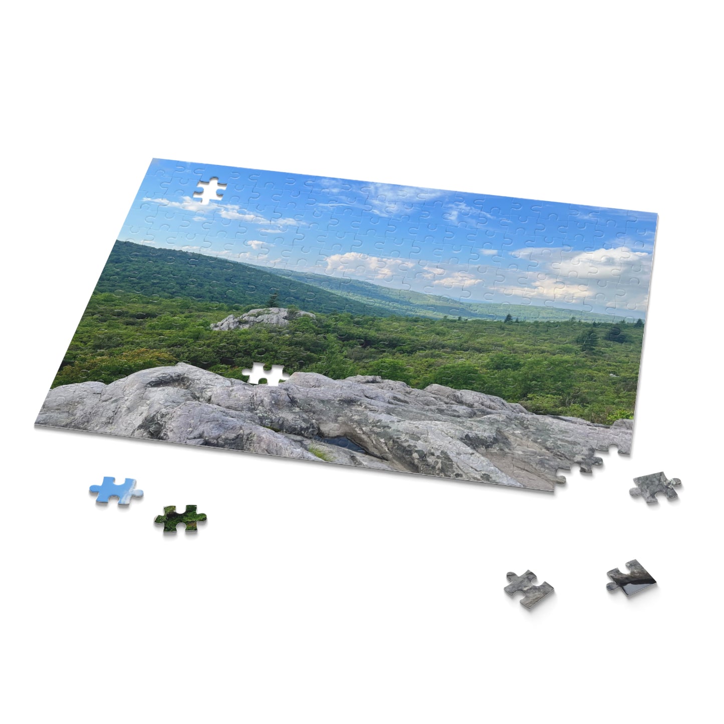 Scenic Mountain View Puzzle — 120/252/500-Piece Jigsaw