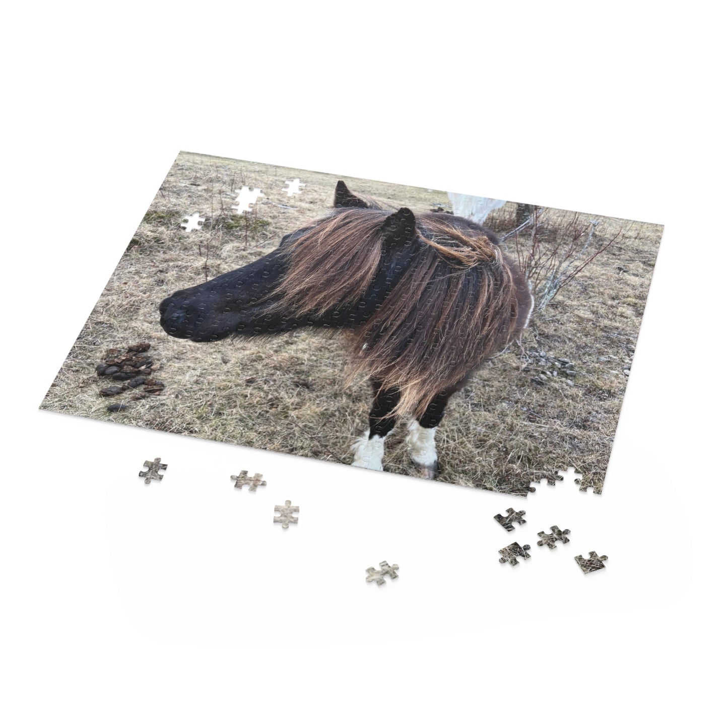 Horse Portrait Puzzle – Brown Pony Photo Jigsaw (120/252/500 Piece)