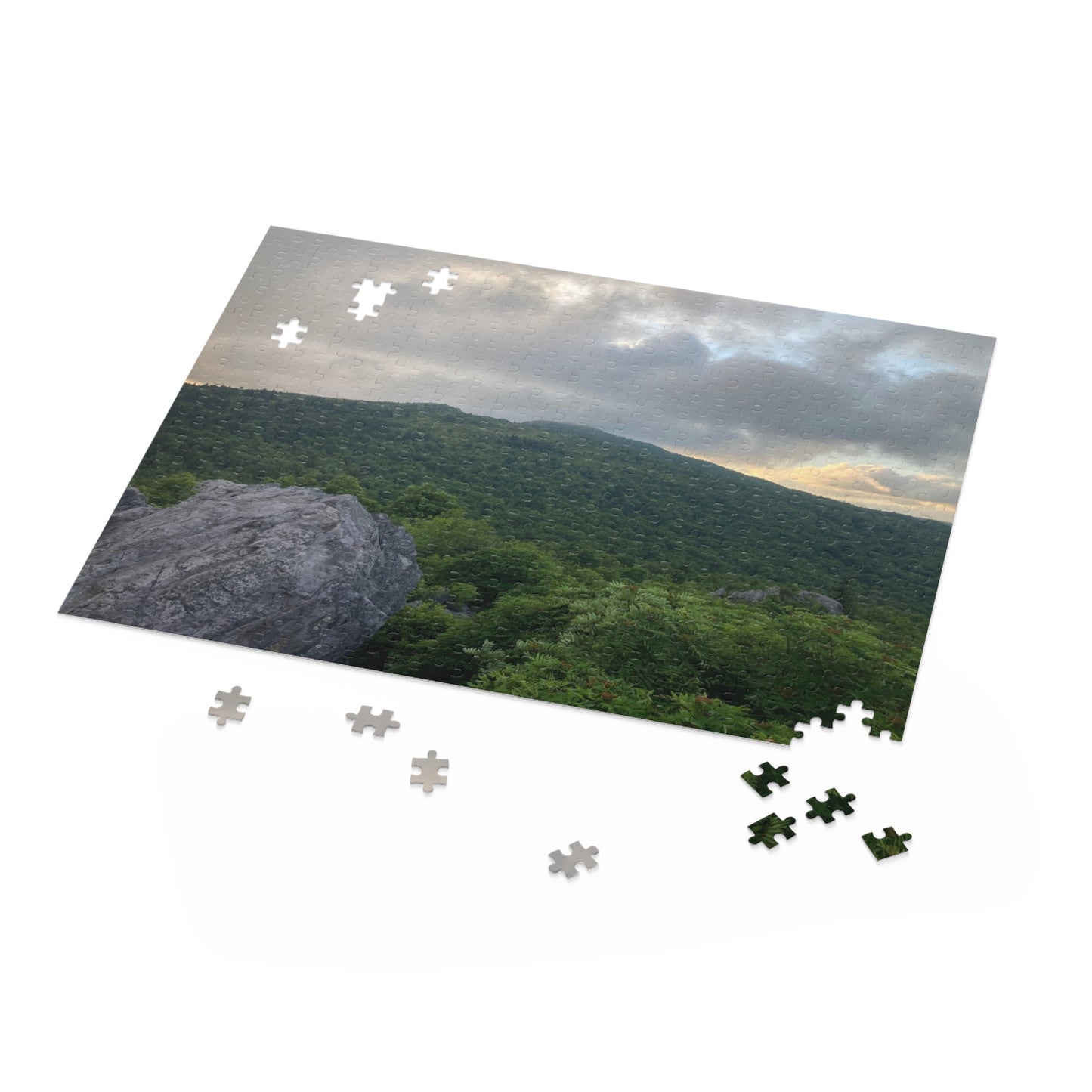 Grayson Highlands Mountain View Puzzle — 120/252/500-Piece Landscape Jigsaw