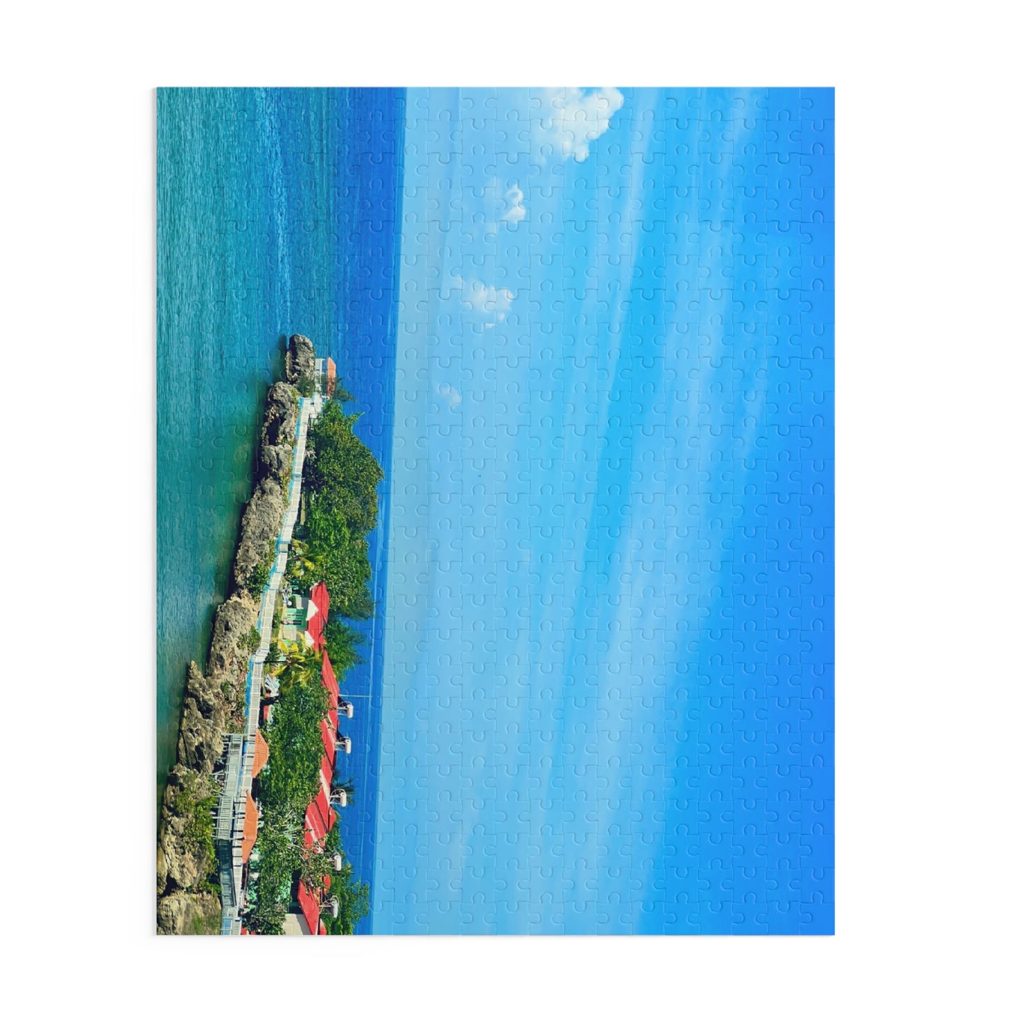 Coastal Cliffside Seascape Puzzle – Beach Ocean View Jigsaw (110–1014 pcs)