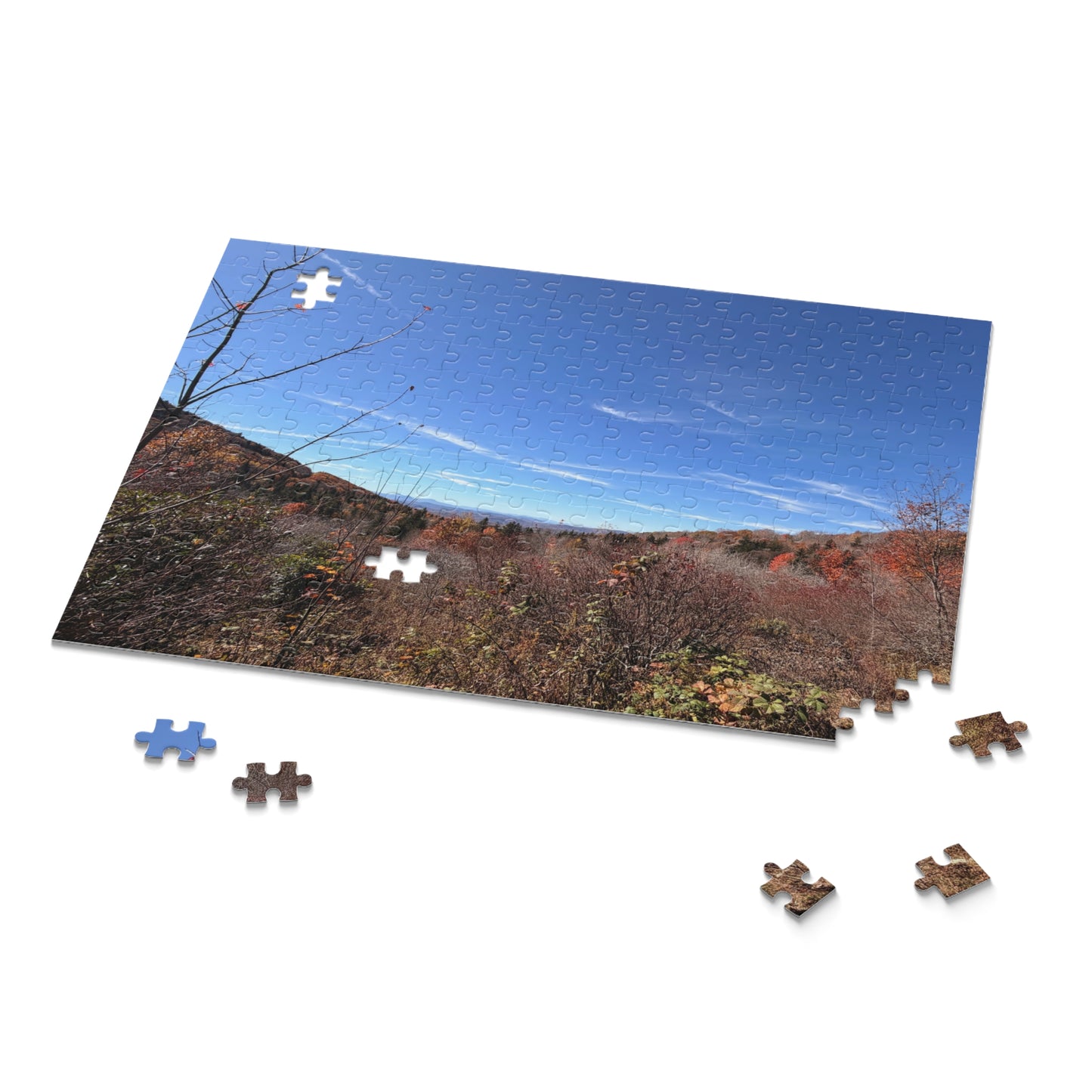 Scenic Autumn Ridge Jigsaw Puzzle – 120/252/500-Piece Fall Landscape Puzzle
