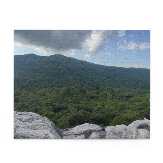 Mountain Vista Jigsaw Puzzle — Scenic Summit Landscape (120/252/500 Pieces)