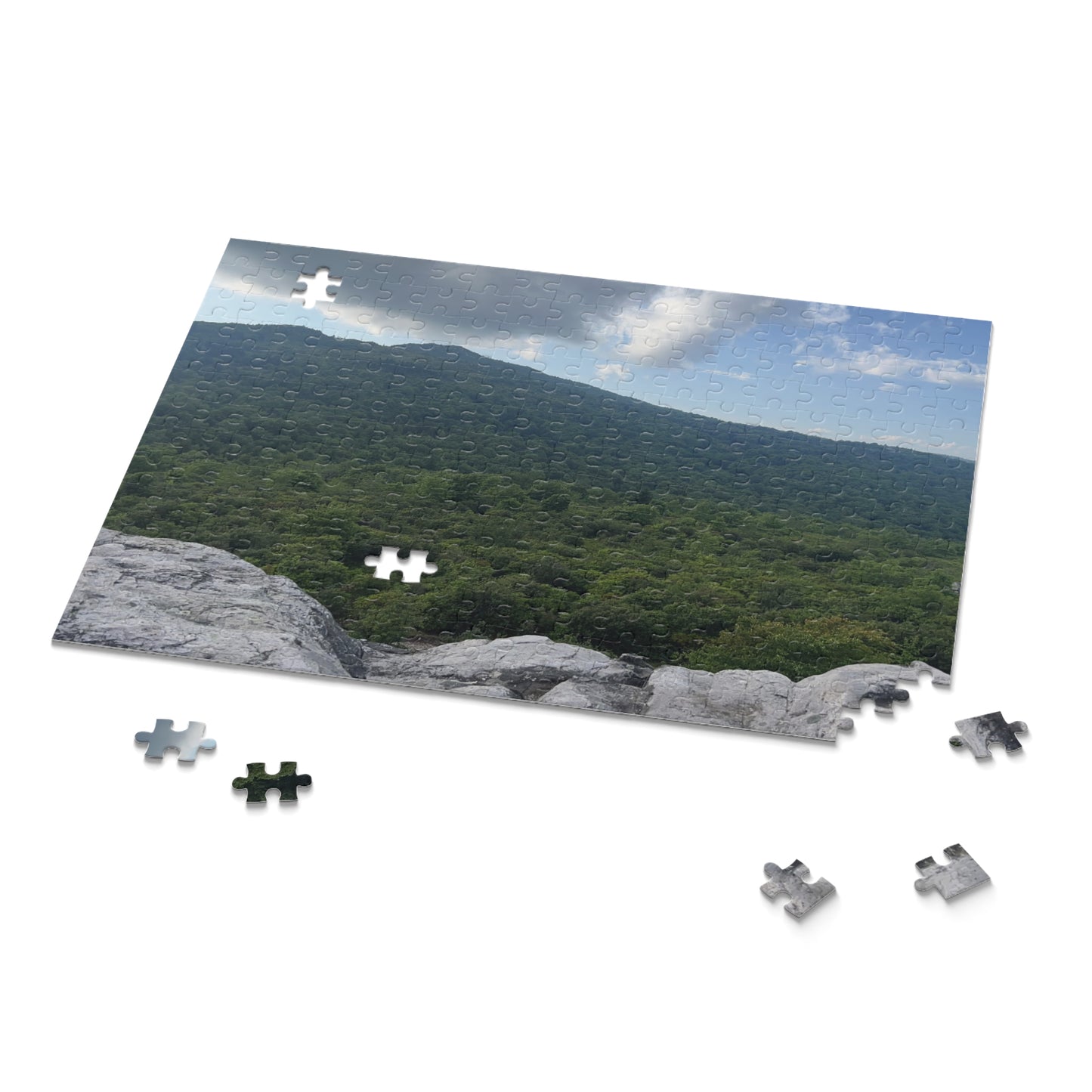 Mountain Vista Jigsaw Puzzle — Scenic Summit Landscape (120/252/500 Pieces)