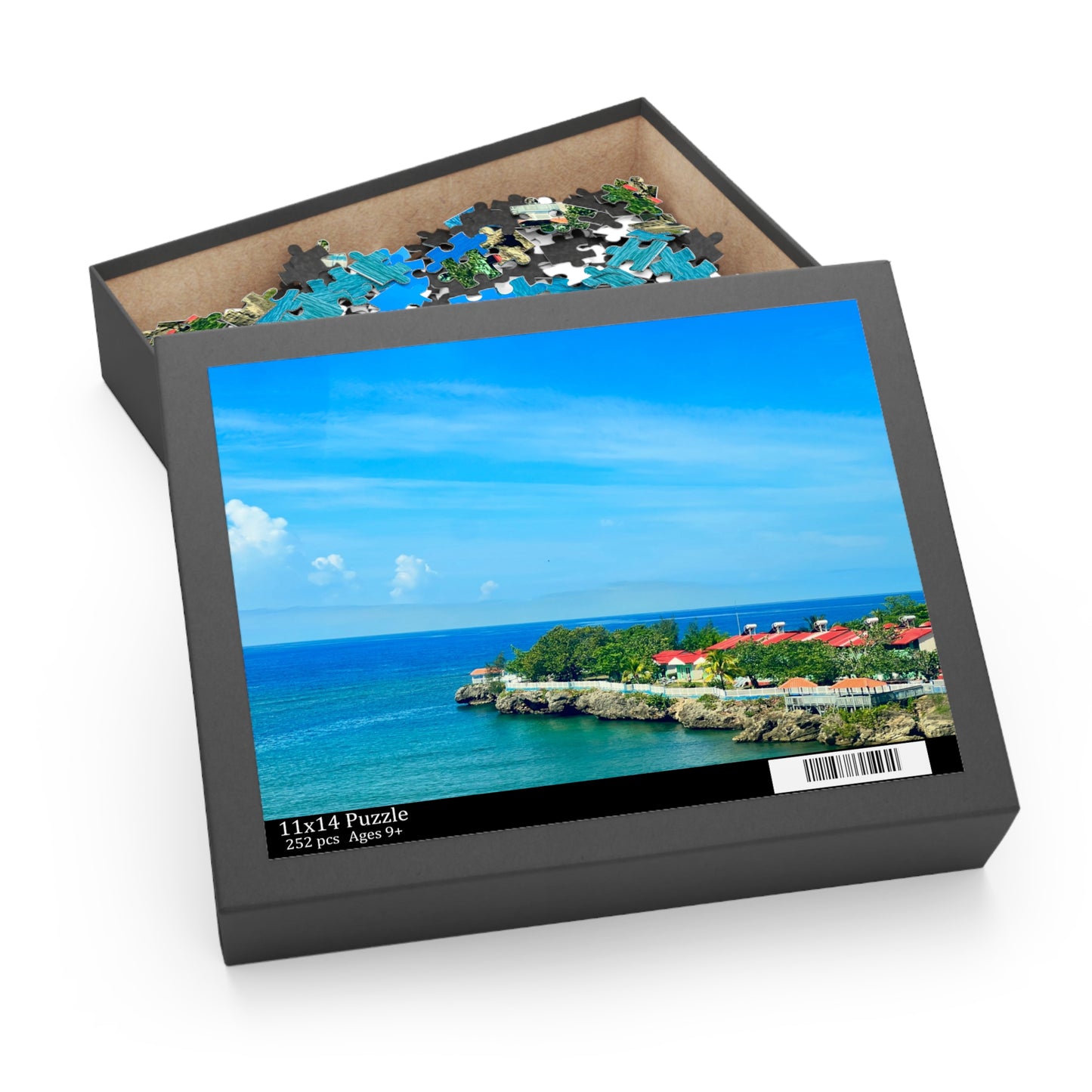 Coastal Cliffside Seascape Puzzle – Beach Ocean View Jigsaw (110–1014 pcs)