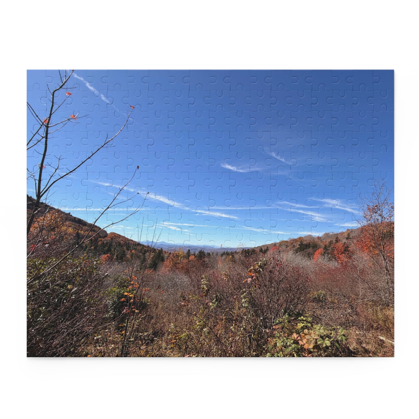 Scenic Autumn Ridge Jigsaw Puzzle – 120/252/500-Piece Fall Landscape Puzzle