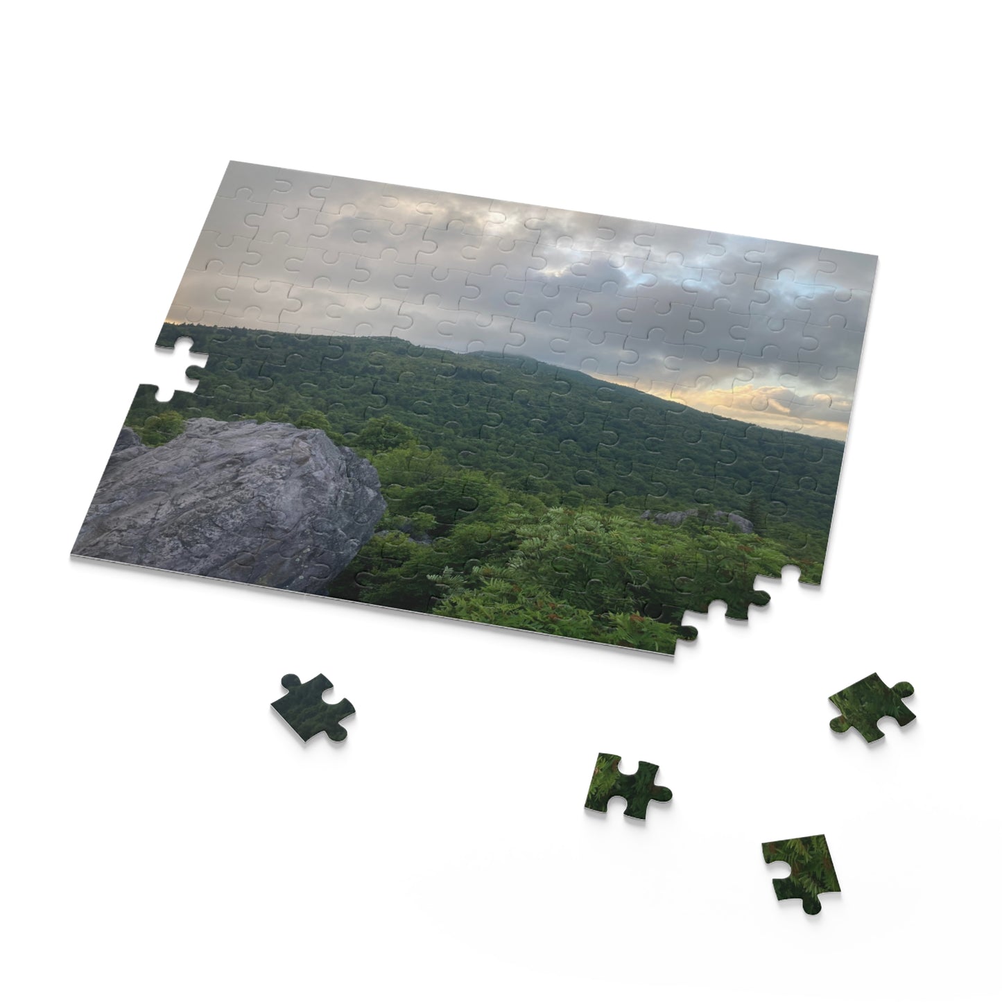 Grayson Highlands Mountain View Puzzle — 120/252/500-Piece Landscape Jigsaw