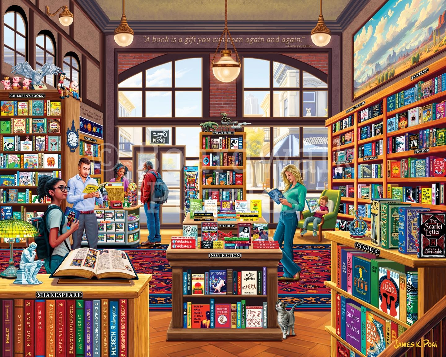 Bookshop 1000 Piece Puzzle by Boardwalk