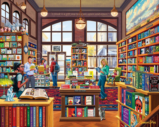 Bookshop 1000 Piece Puzzle by Boardwalk