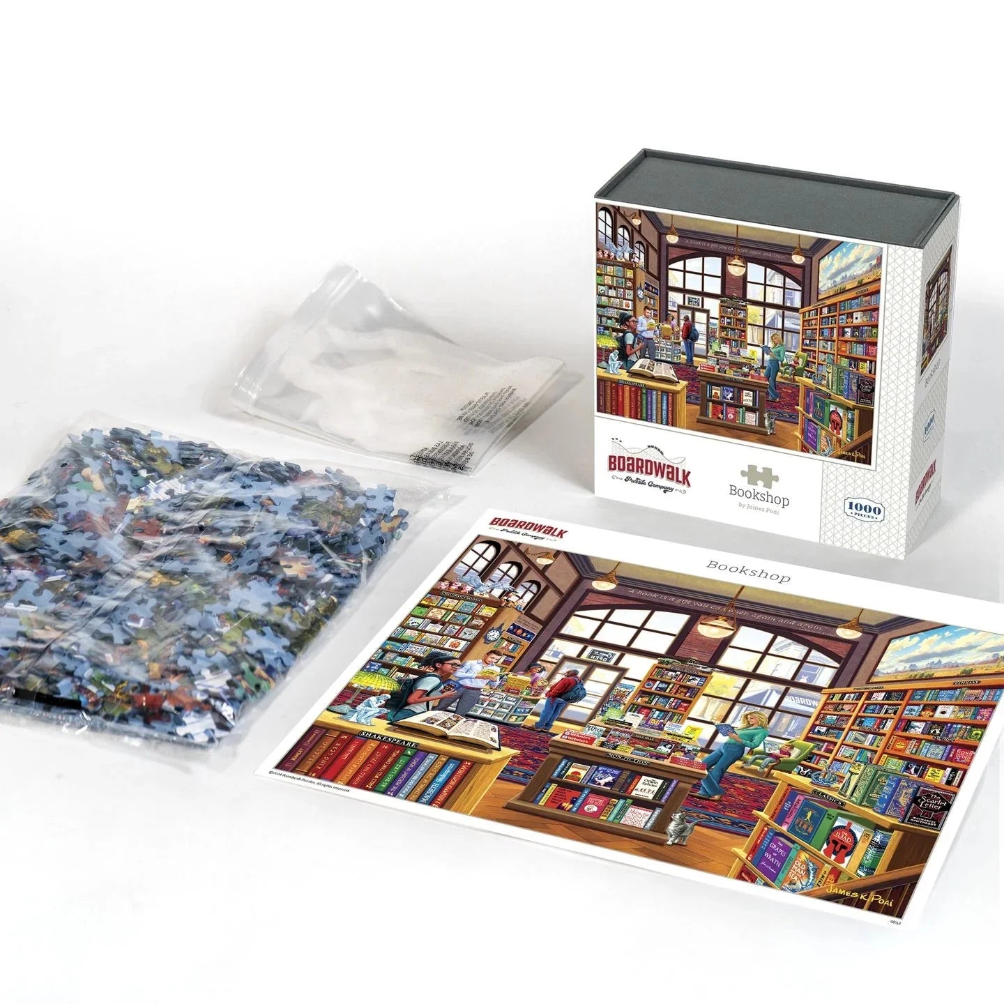 Bookshop 1000 Piece Puzzle by Boardwalk